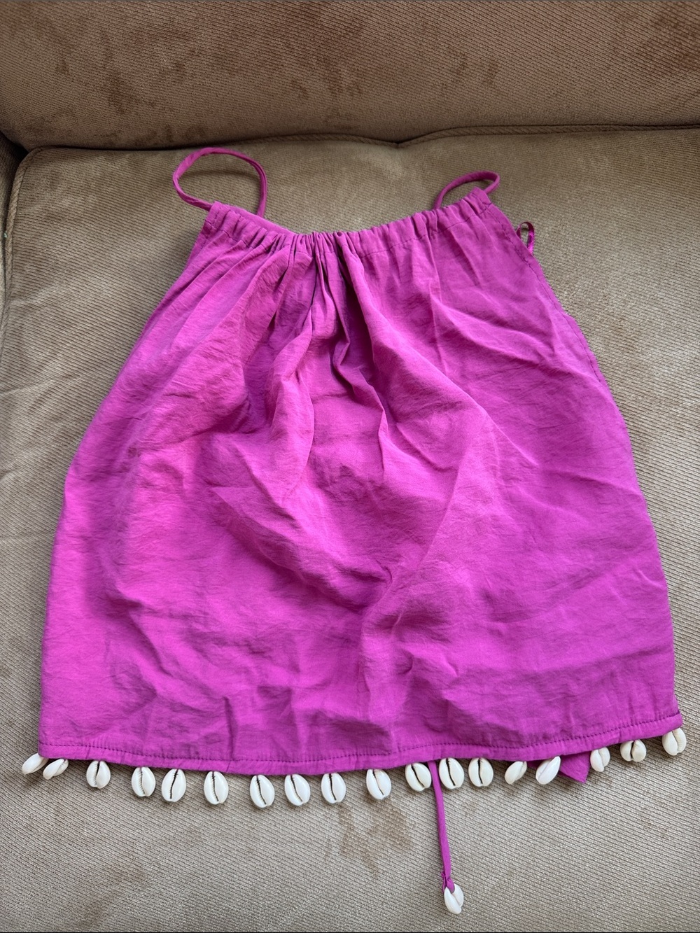 Zara Bright Fuchsia Spaghetti Strap Cami